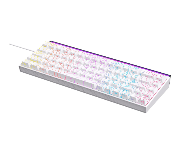 Ajazz NK68 Red Switch biała - 1536378 - zdjęcie 3
